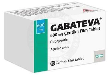 GABATEVA 600 MG 50 FILM TABLET